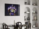 Lebron James Glass Wall Art