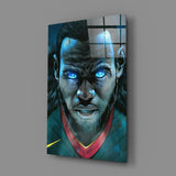 Lebron James Glass Wall Art