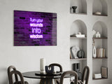 Words Of Oprah Glass Wall Art