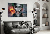 Joker Glass Wall Art