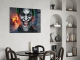 Joker Glass Wall Art