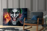 Joker Glass Wall Art