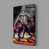 Respect for Kobe Bryant Glass Wall Art