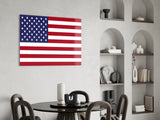 Flag of the United States Glass Wall Art