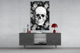 Skull Glass Wall Art