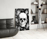 Skull Glass Wall Art