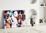 Cam Newton Glass Wall Art