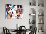 Cam Newton Glass Wall Art