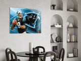 Carolina Panthers Glass Wall Art