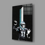 Carson Wentz Glass Wall Art