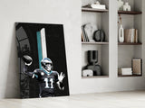 Carson Wentz Glass Wall Art