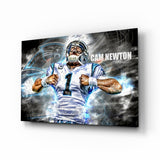 Cam Newton Glasbild