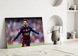 Messi Glass Wall Art