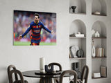 Messi Glass Wall Art