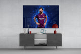 Messi Glass Wall Art