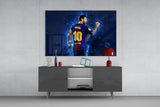 Messi Glass Wall Art