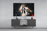 Christiano Ronaldo Glass Wall Art