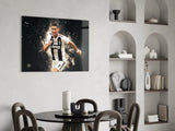 Christiano Ronaldo Glass Wall Art