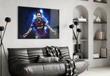 Messi Glass Wall Art