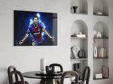 Messi Glass Wall Art