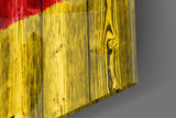 Flag of Germany Glass Wall Art