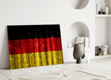 Flag of Germany Glass Wall Art