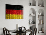 Flag of Germany Glass Wall Art