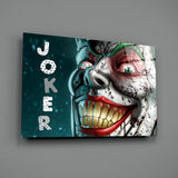 Joker Glass Wall Art