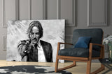 John Wick Glass Wall Art