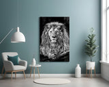 Lion Glass Wall Art