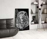 Lion Glass Wall Art