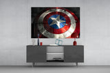 Captain America Glass Wall Art