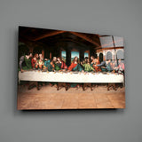 Last Supper Remastered Glass Wall Art