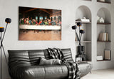 Last Supper Remastered Glass Wall Art