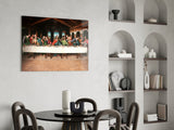 Last Supper Remastered Glass Wall Art