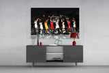 NBA All Stars Glass Wall Art