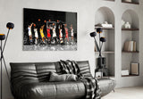 NBA All Stars Glass Wall Art