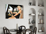 Marilyn Monroe Glass Wall Art