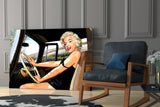 Marilyn Monroe Glass Wall Art