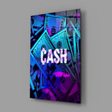 Cash Glass Wall Art