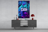 Cash Glass Wall Art