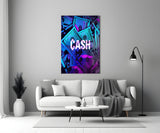 Cash Glass Wall Art