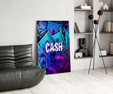 Cash Glass Wall Art