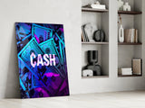 Cash Glass Wall Art