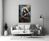 Dark Queen Glass Wall Art