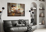 Picture of Happiness Glass Wall Art