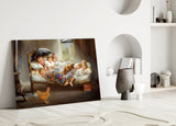 Picture of Happiness Glass Wall Art