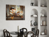 Picture of Happiness Glass Wall Art