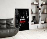 No More Excuses Glass Wall Art