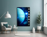 Uranus Glass Wall Art